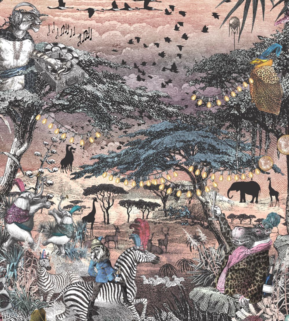 Club Safari Wallpaper by Brand McKenzie Mist