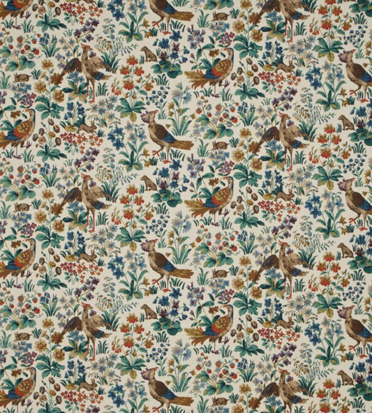 Cluny Fabric by Sanderson Cream/Brown Multi