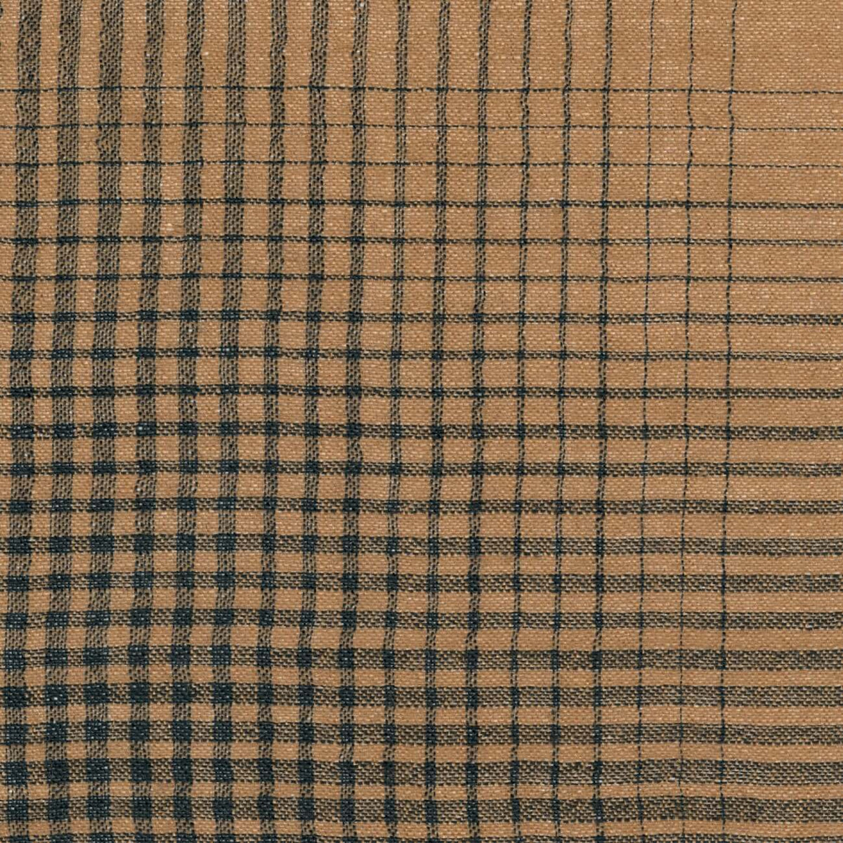 Alpaga Miroir Fabric by CMO Paris in Black Camel