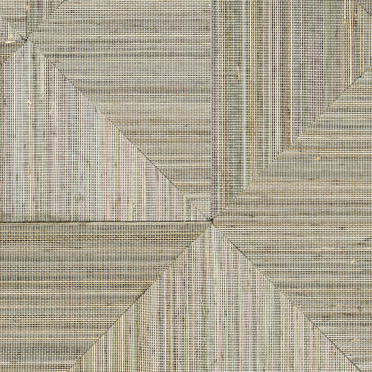Abaca Zèbre Wallpaper by CMO Paris in Stone
