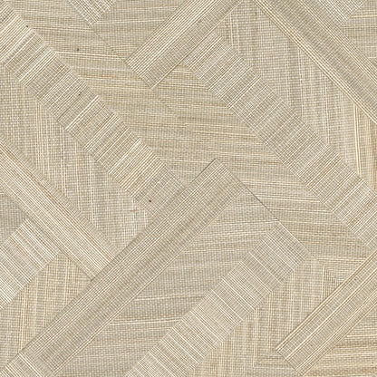 Abaca Zèbre Wallpaper by CMO Paris in Silver