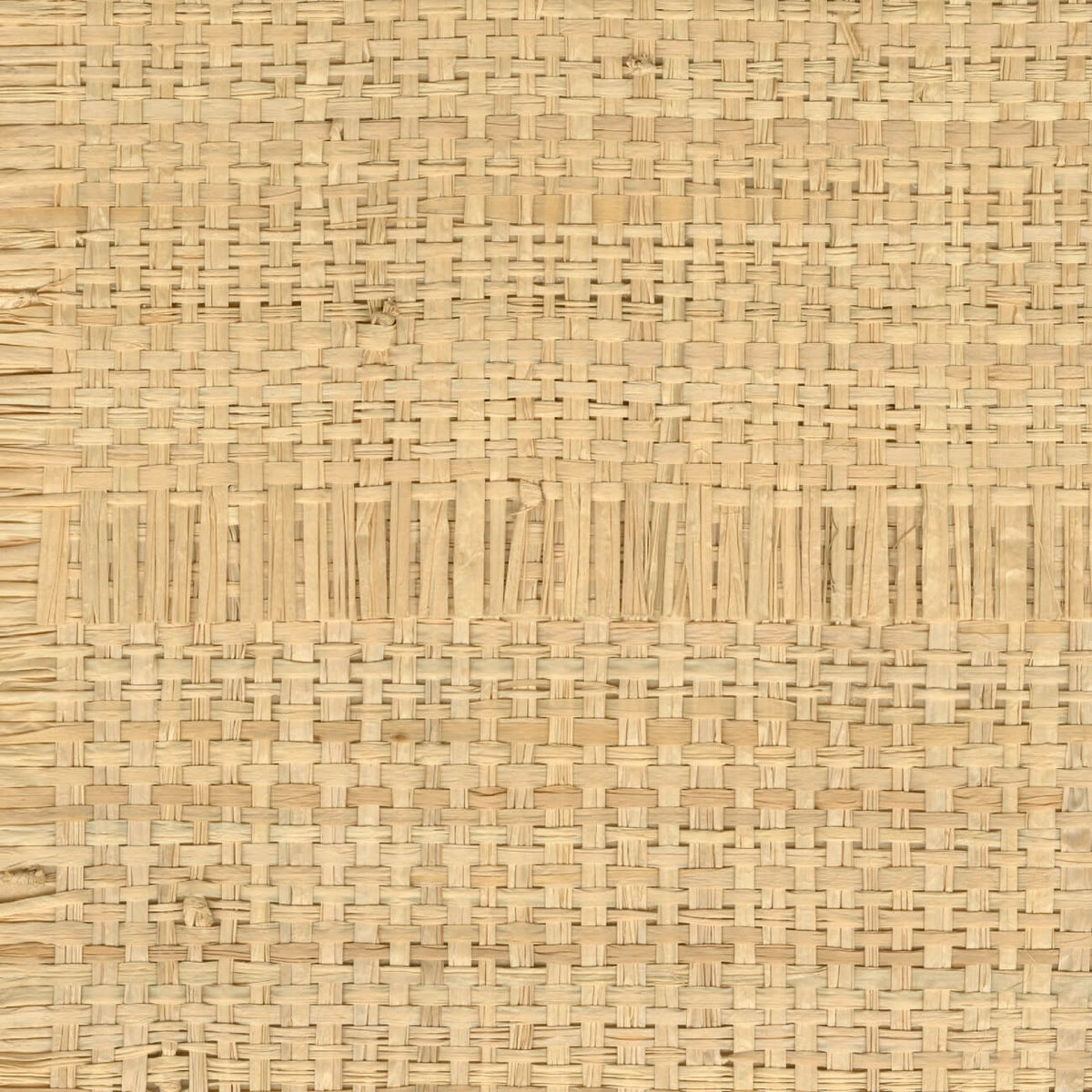 Raphia Cadre Wallpaper by CMO Paris in Natural