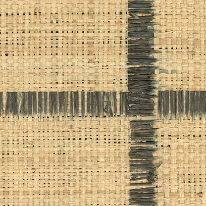 Raphia Cadre Wallpaper by CMO Paris in Black