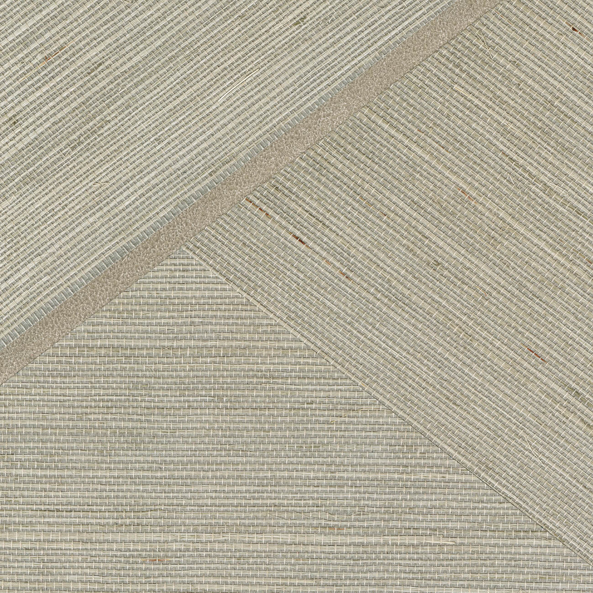 Sisal Strate Wallpaper by CMO Paris in Silver