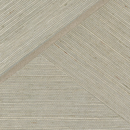 Sisal Strate Wallpaper by CMO Paris in Silver