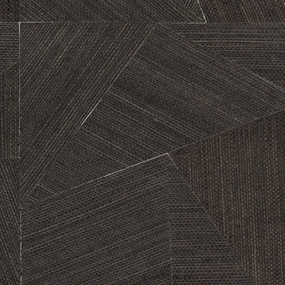 Sisal Éclat Wallpaper by CMO Paris in Black