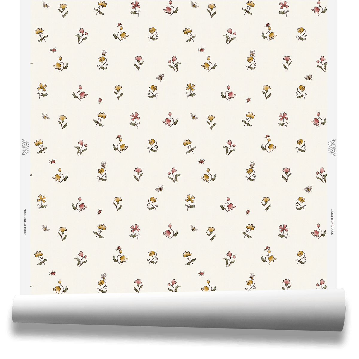 Coccinelle Wallpaper by James Malone in Rose