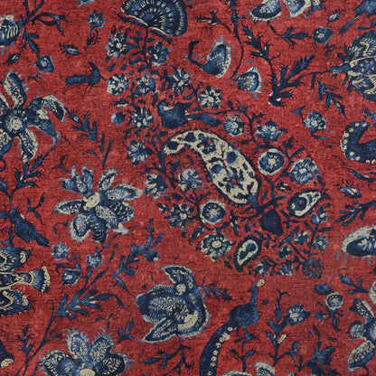 Cochin Cinnabar fabric by Lisa Fine Textiles