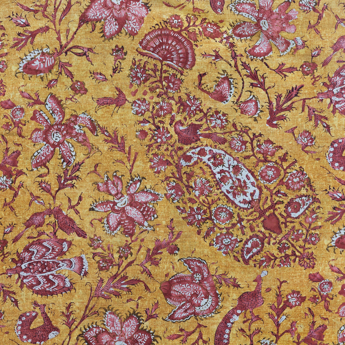 Cochin Saffron fabric by Lisa Fine Textiles