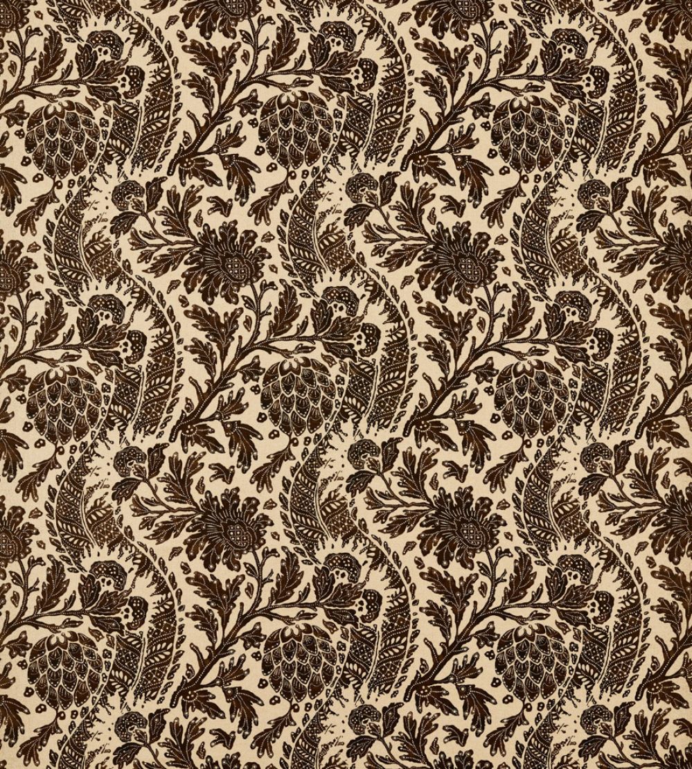 Cochin Fabric by Zoffany Vine Black