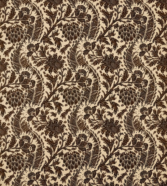 Cochin Fabric by Zoffany Vine Black