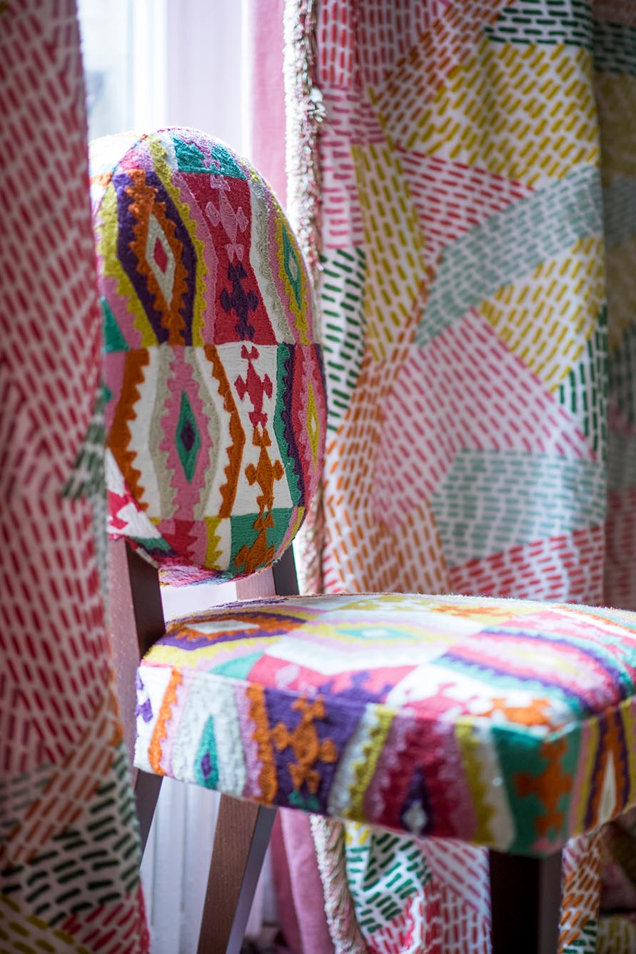 Cochiti Fabric by Pierre Frey shown in a room setting (view 1)