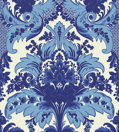 Aldwych Wallpaper by Cole & Son Blue & White
