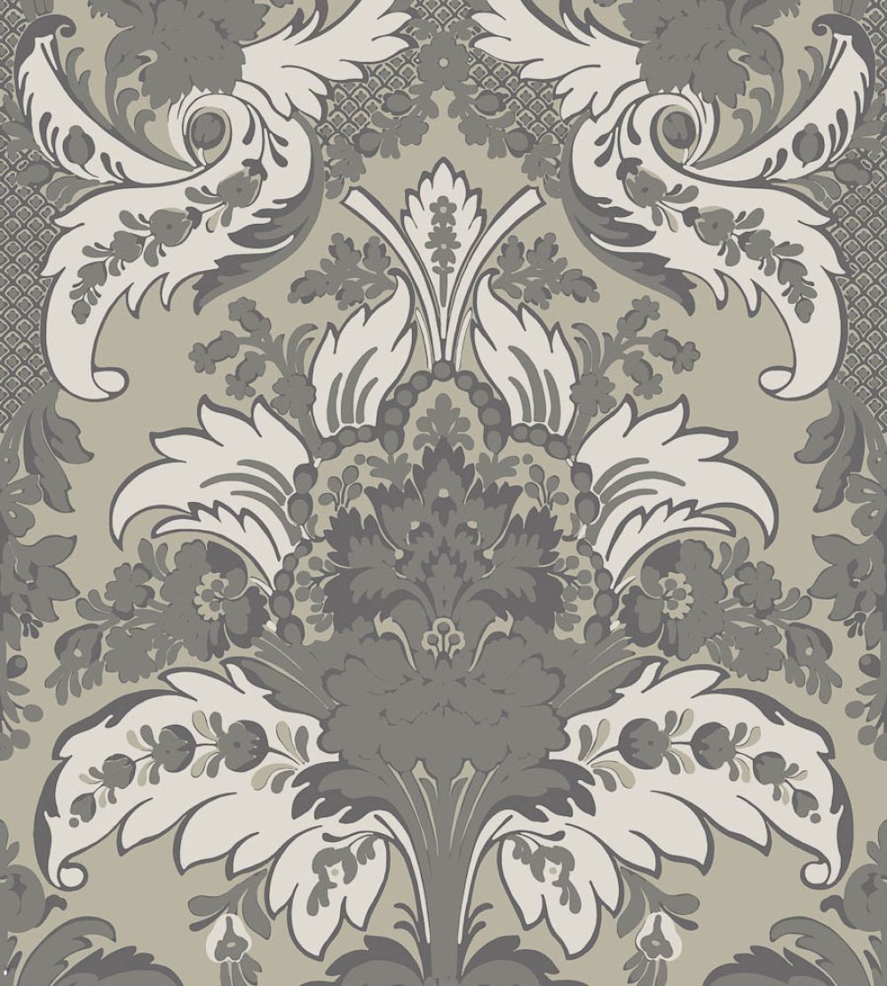 Aldwych Wallpaper by Cole & Son Silver & White