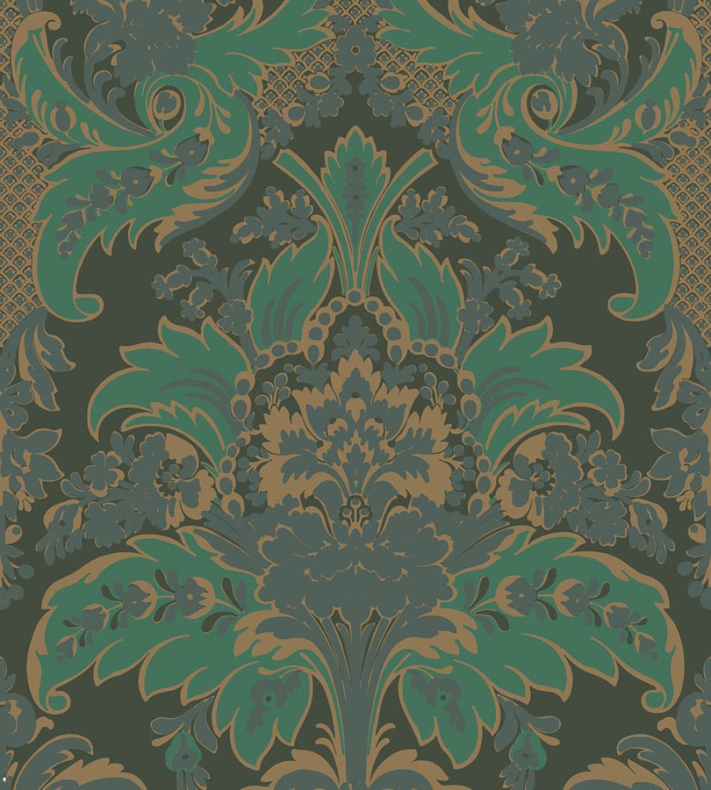 Aldwych Wallpaper by Cole & Son Green & Gold