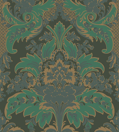 Aldwych Wallpaper by Cole & Son Green & Gold