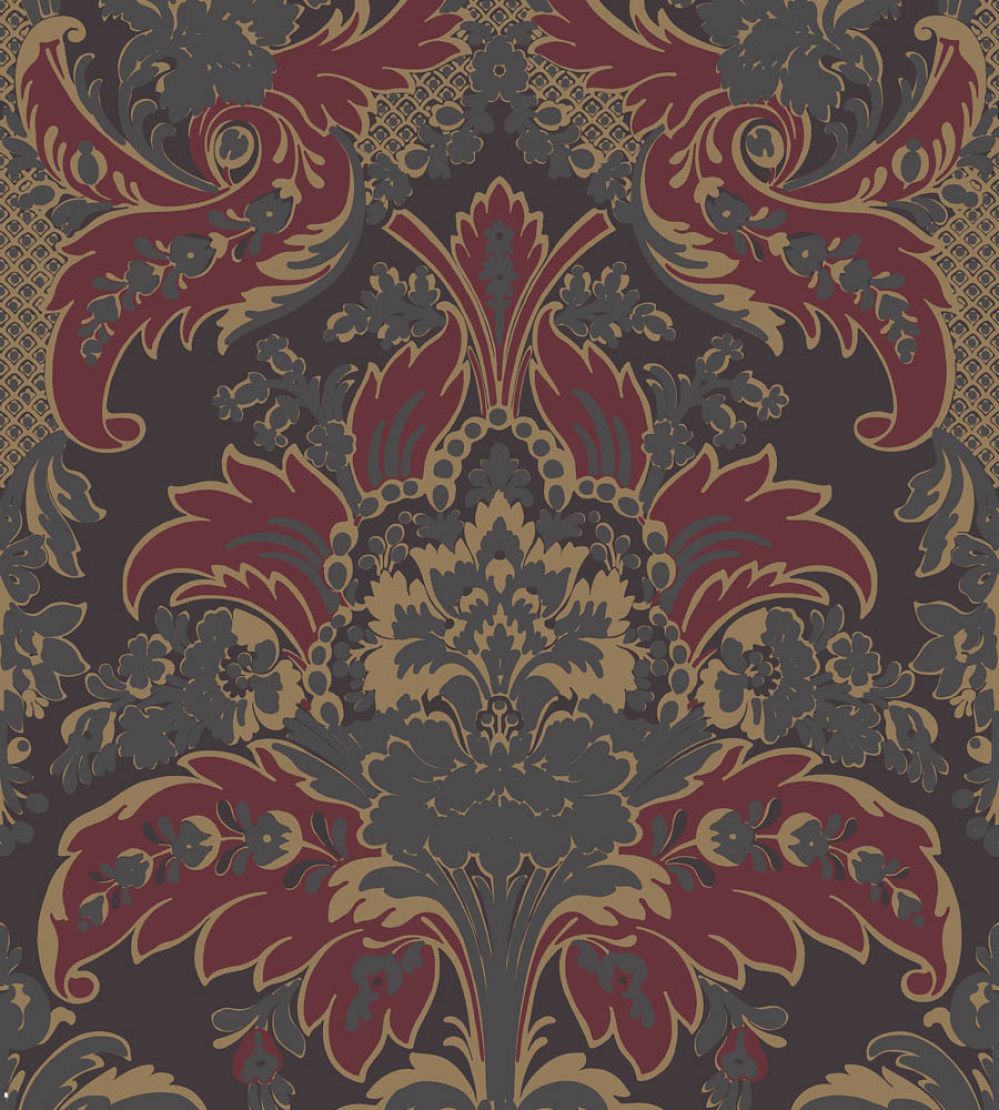 Aldwych Wallpaper by Cole & Son Red & Gold