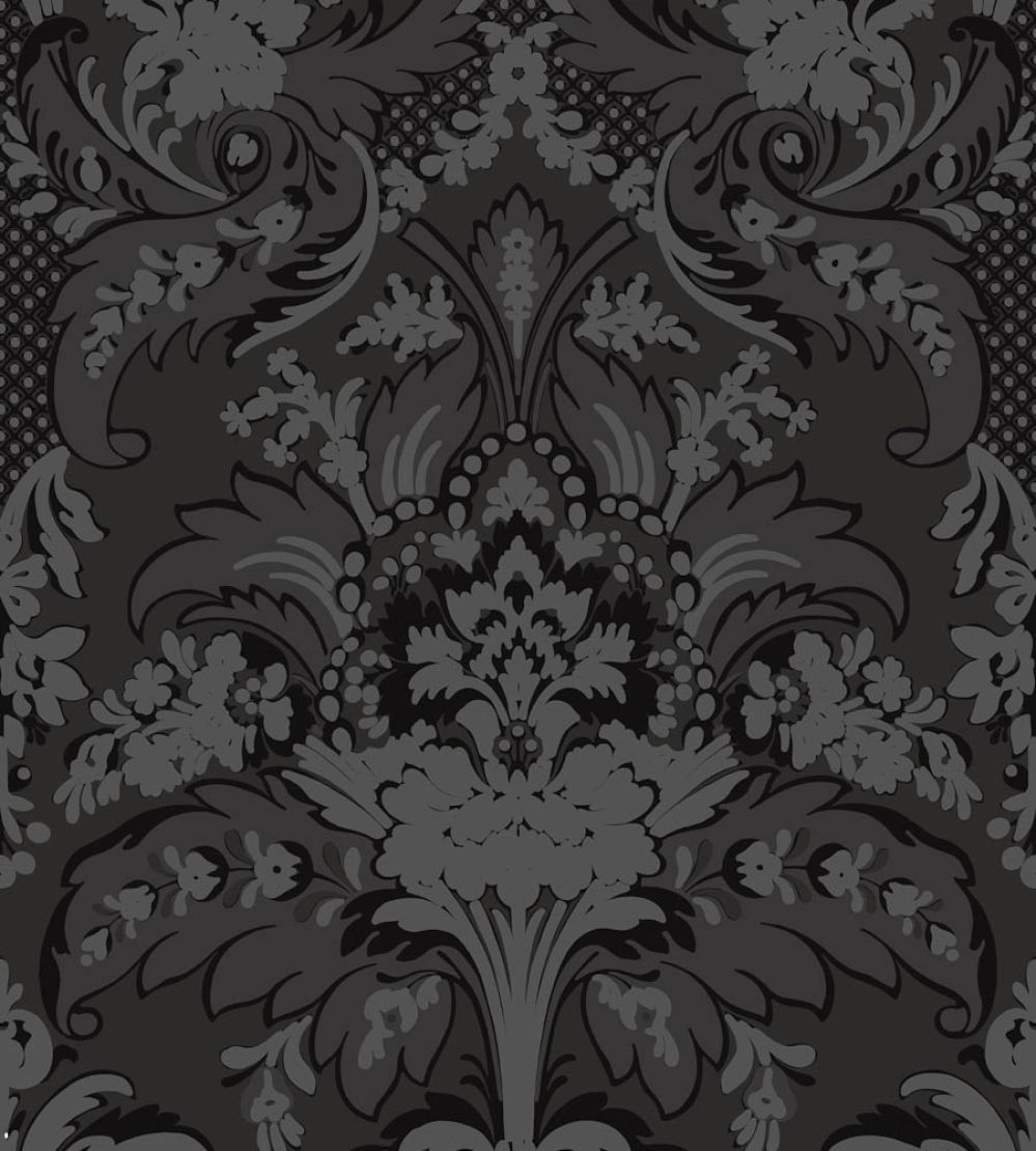 Aldwych Wallpaper by Cole & Son Black & Graphite