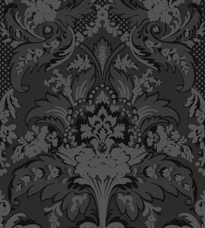 Aldwych Wallpaper by Cole & Son Black & Graphite