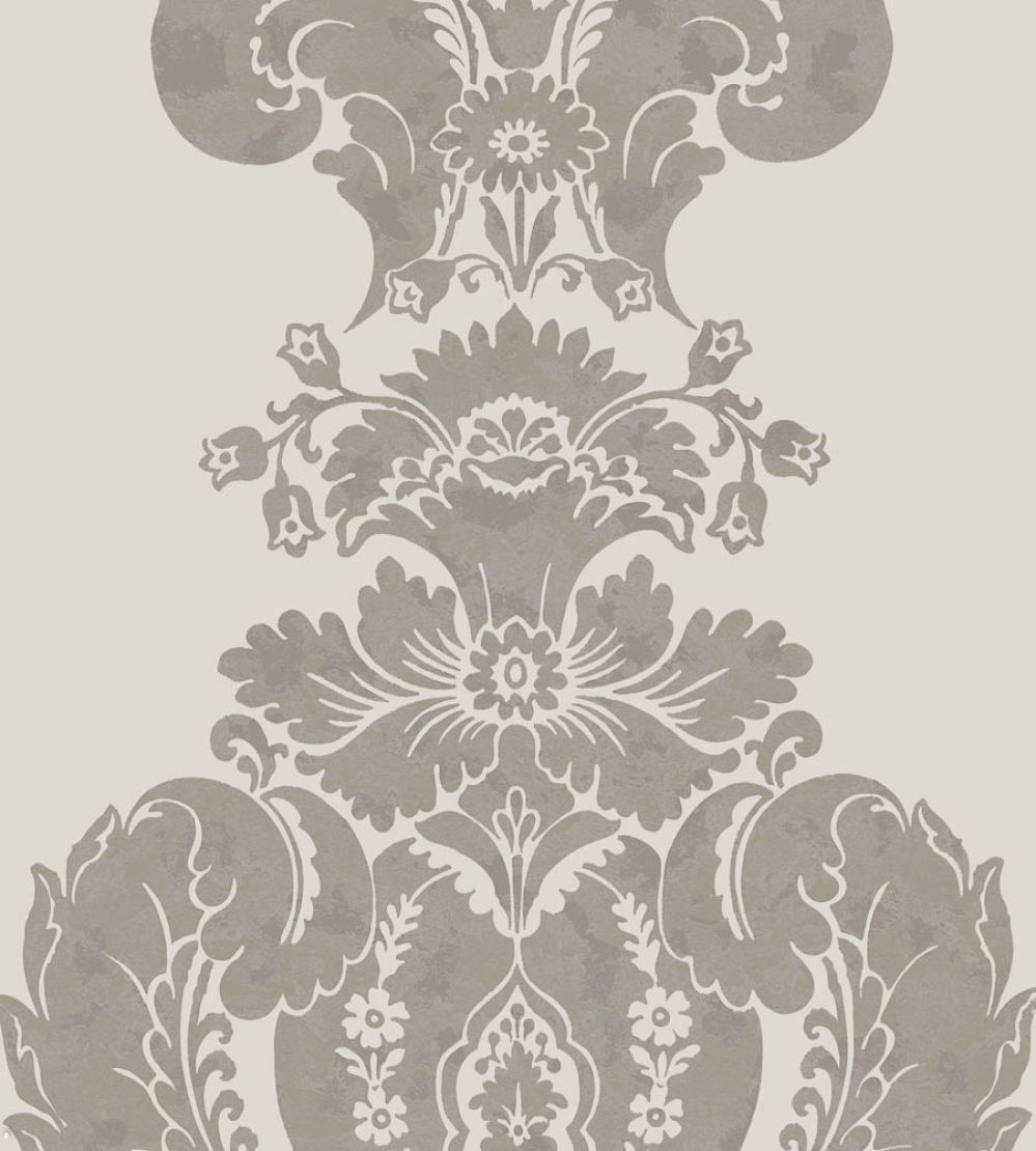 Baudelaire Wallpaper by Cole & Son Grey & Silver