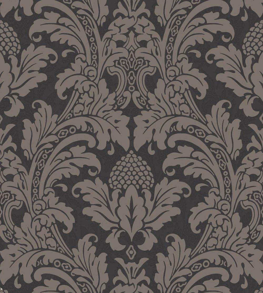Blake Wallpaper by Cole & Son Black & Graphite