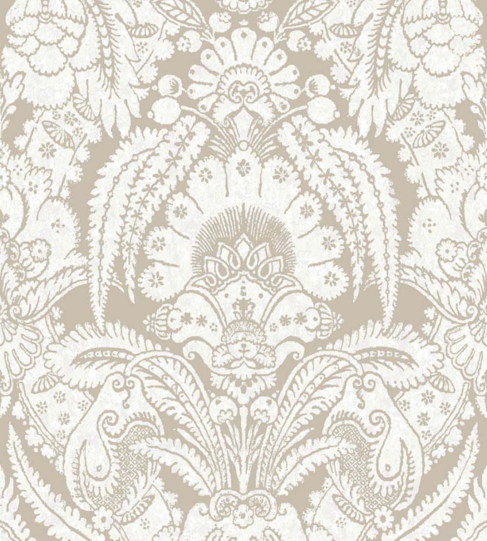 Chatterton Wallpaper by Cole & Son Linen & White