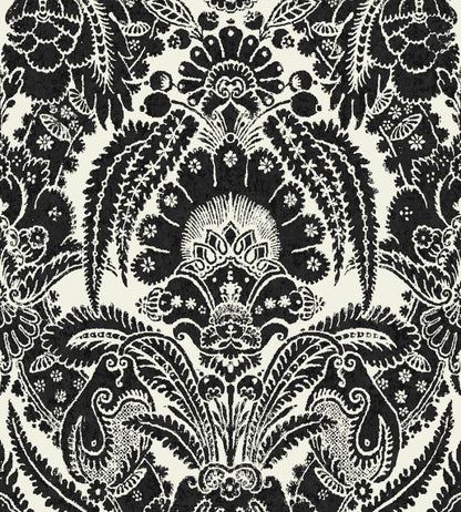 Chatterton Wallpaper by Cole & Son Black & White