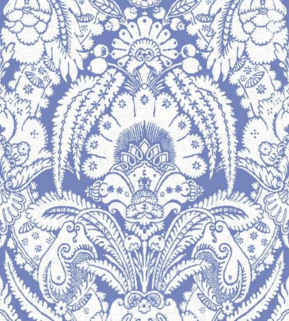 Chatterton Wallpaper by Cole & Son Blue & White