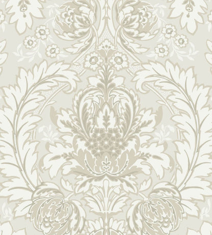 Coleridge Wallpaper by Cole & Son White & Ivory