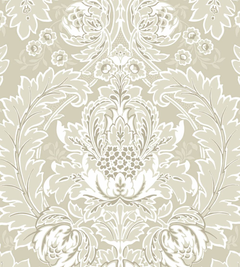 Coleridge Wallpaper by Cole & Son Linen & White