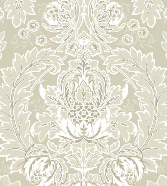 Coleridge Wallpaper by Cole & Son Linen & White
