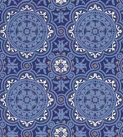 Piccadilly Wallpaper by Cole & Son Blue