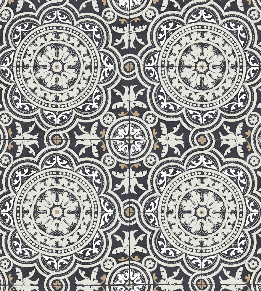 Piccadilly Wallpaper by Cole & Son Black & White