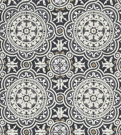 Piccadilly Wallpaper by Cole & Son Black & White