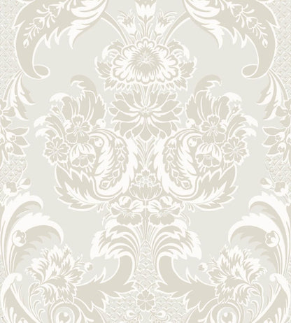 Wyndham Wallpaper by Cole & Son White & Pearl