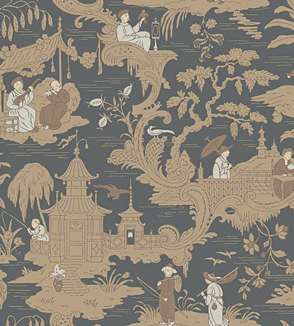 Chinese Toile Wallpaper by Cole & Son Spice
