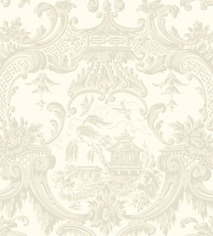 Chippendale China Wallpaper by Cole & Son White