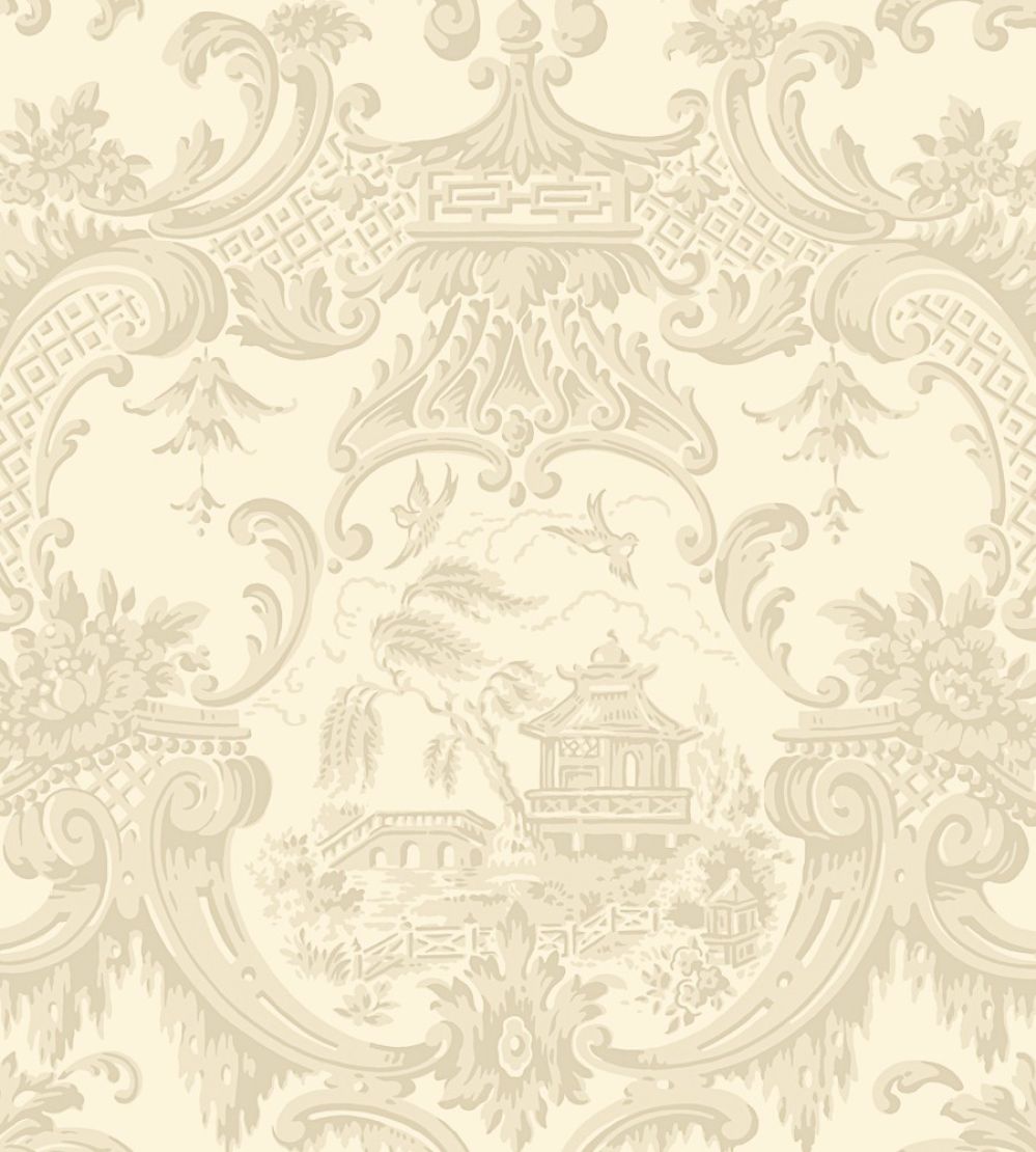 Chippendale China Wallpaper by Cole & Son Cream