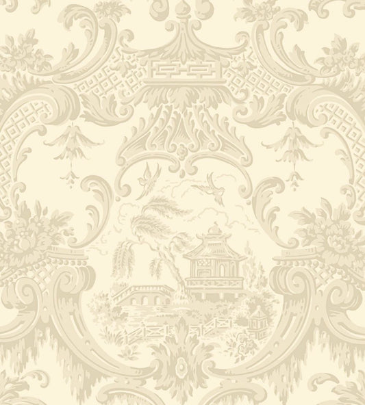 Chippendale China Wallpaper by Cole & Son Cream