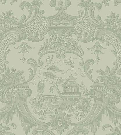 Chippendale China Wallpaper by Cole & Son Olive