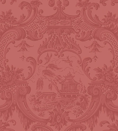 Chippendale China Wallpaper by Cole & Son Red