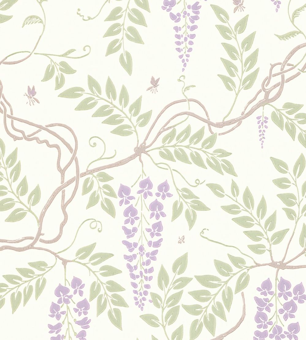 Egerton Wallpaper by Cole & Son Purple & Olive