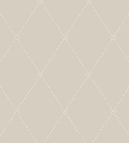 Large Georgian Rope Trellis Wallpaper by Cole & Son Linen