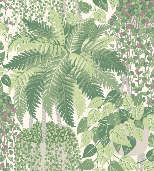 Fern Wallpaper by Cole & Son Leaf Green & Olive
