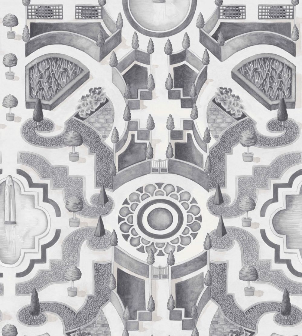 Topiary Wallpaper by Cole & Son Soot
