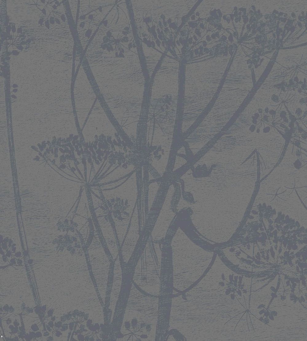 Cow Parsley Wallpaper by Cole & Son Warm Dark Grey