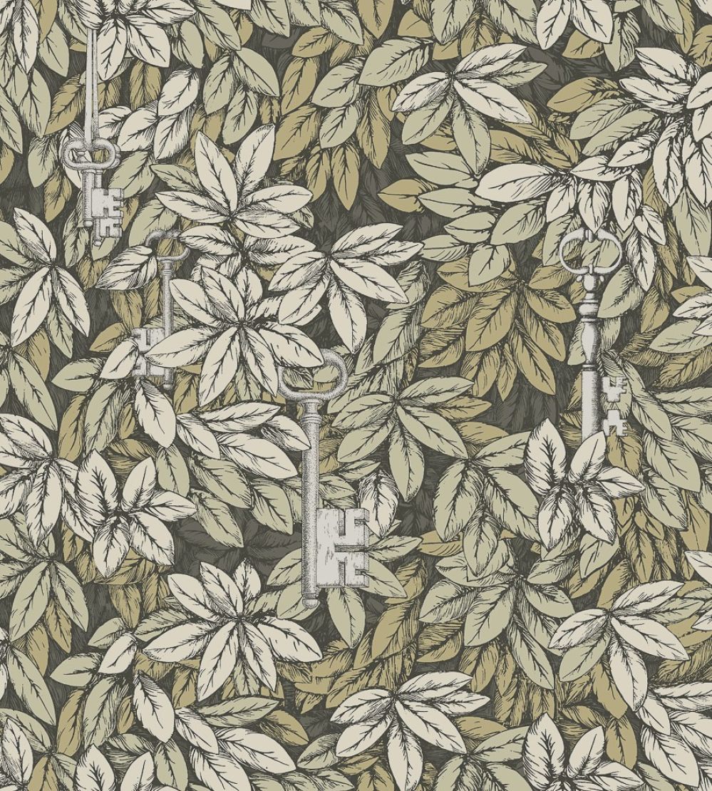 Chiavi Segrete Wallpaper by Cole & Son Gilver & Gold