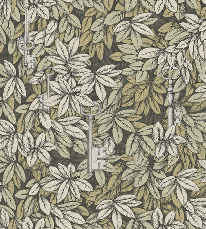 Chiavi Segrete Wallpaper by Cole & Son Gilver & Gold