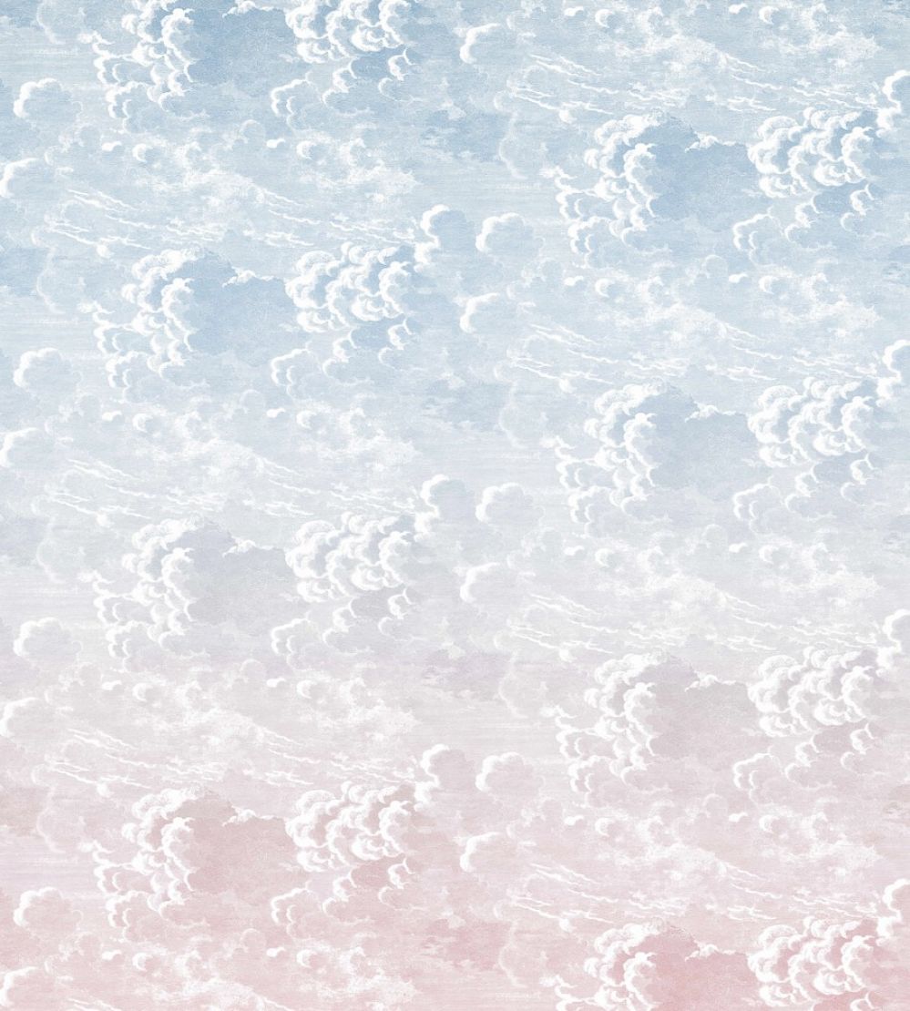Nuvole Al Tramonto Mural by Cole & Son Dusk (Pink)