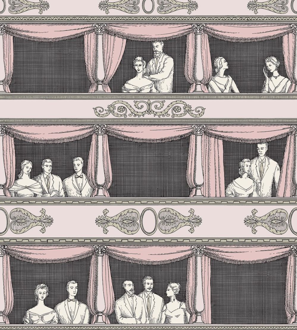 Teatro Wallpaper by Cole & Son Ballet Slipper
